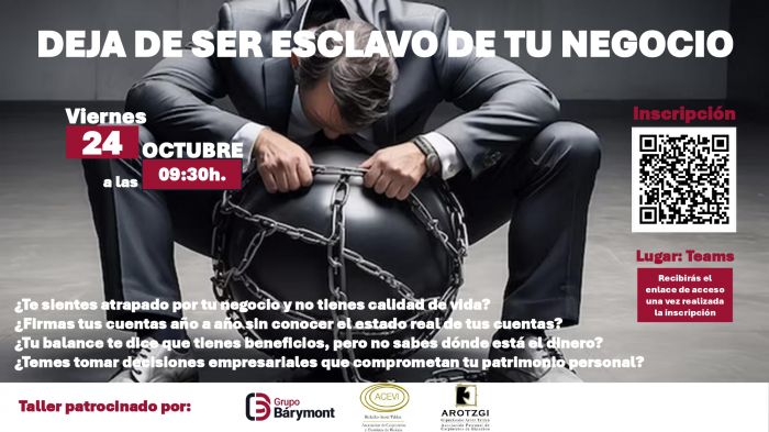 Deja de ser esclavo de tu negocio