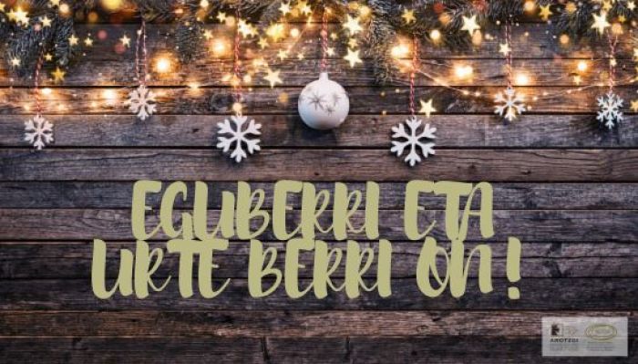 Desde AROTZGI/ACEVI os deseamos una feliz Navidad