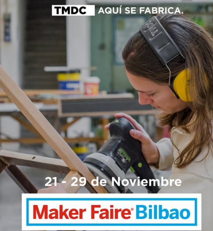 LDA x Maker Faire Bilbao: Hitzaldia, Tailerra eta Beka